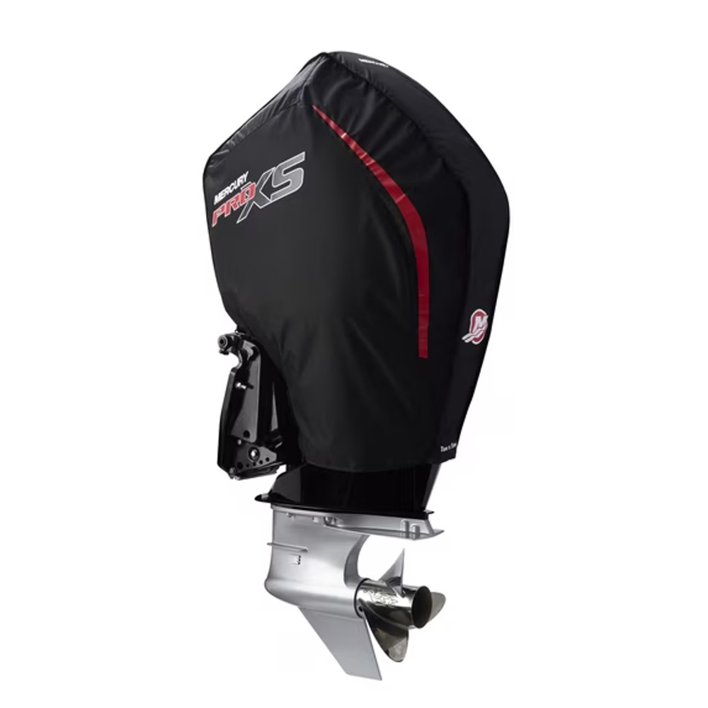 Mercury Marine Tow N Stow Outboard Cover 200-300hp Pro XS Black 8M0221499